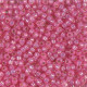 Miyuki rocailles Perlen 8/0 - Silverlined alabaster dyed rose 8-556